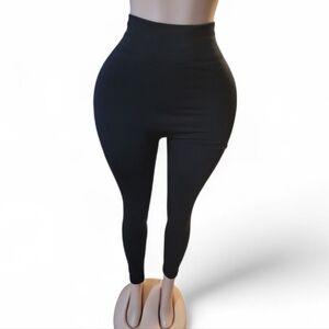 JVINI Black High-Waisted Leggings